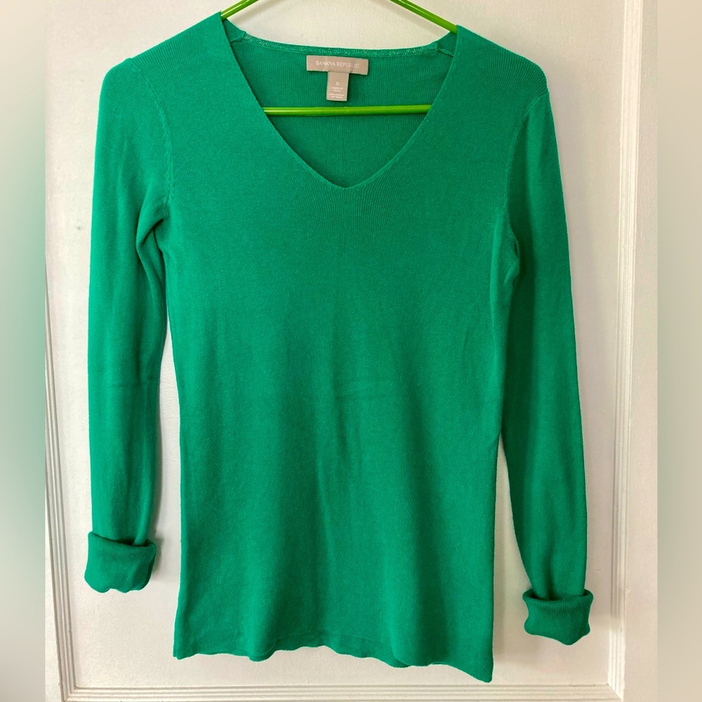 Banana Republic Green Sweater